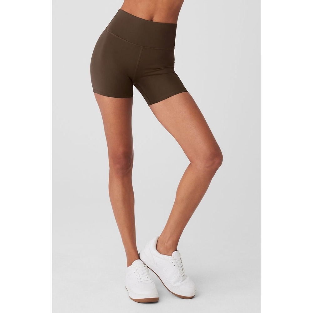 Alo Yoga Espresso Airlift High-Waist Energy Shorts W51174R